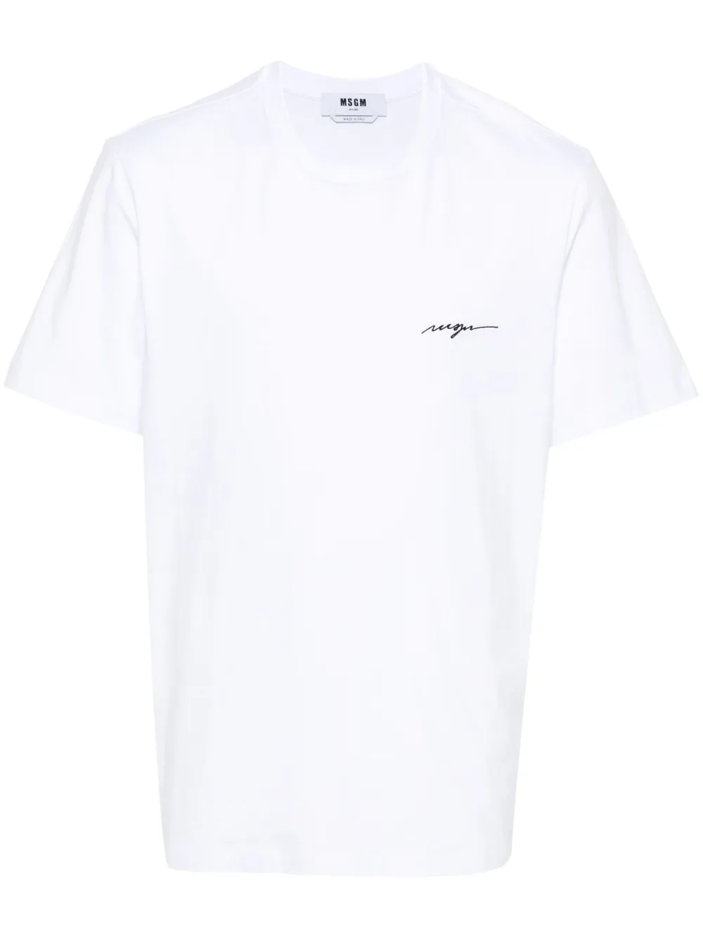 Футболка с вышитым логотипом MSGM, белый
Футболка с вышитым логотипом MSGM, белый