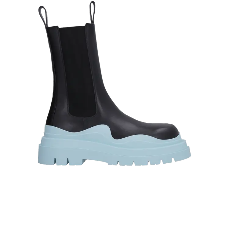 Ботинки Bottega Veneta Tire Boot 'Black Pale Blue', черный 
Ботинки Bottega Veneta Tire Boot 'Black Pale Blue', черный