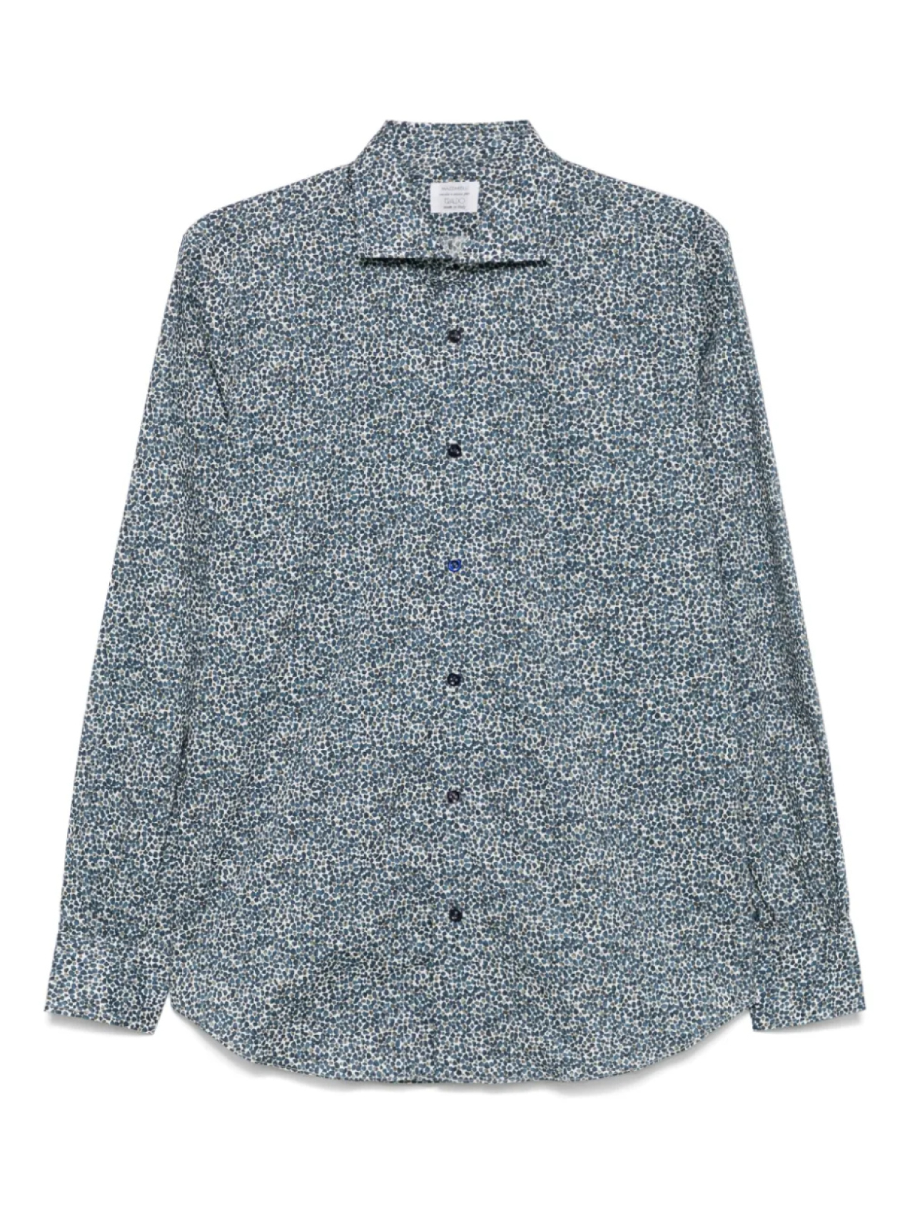 Mazzarelli рубашка с абстрактным принтом, синий
Mazzarelli рубашка с абстрактным принтом, синий