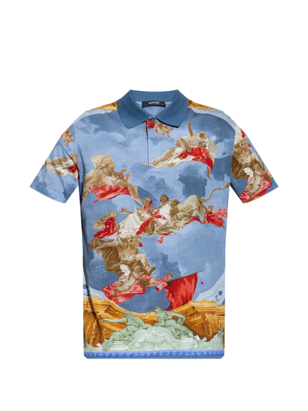 Поло с принтом Versace, синий
Поло с принтом Versace, синий