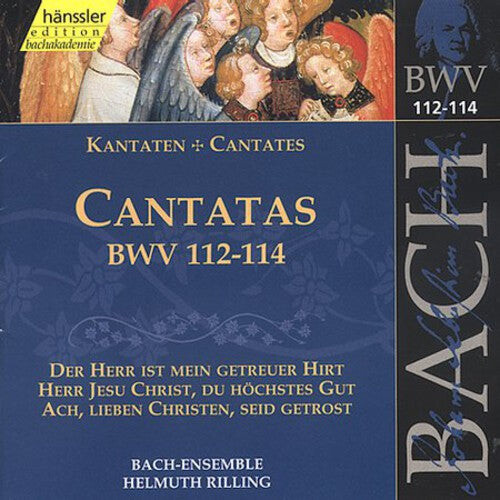 CD диск Bach / Gachinger Kantorei / Rilling: Sacred Cantatas BWV 112-114
CD диск Bach / Gachinger Kantorei / Rilling: Sacred Cantatas BWV 112-114