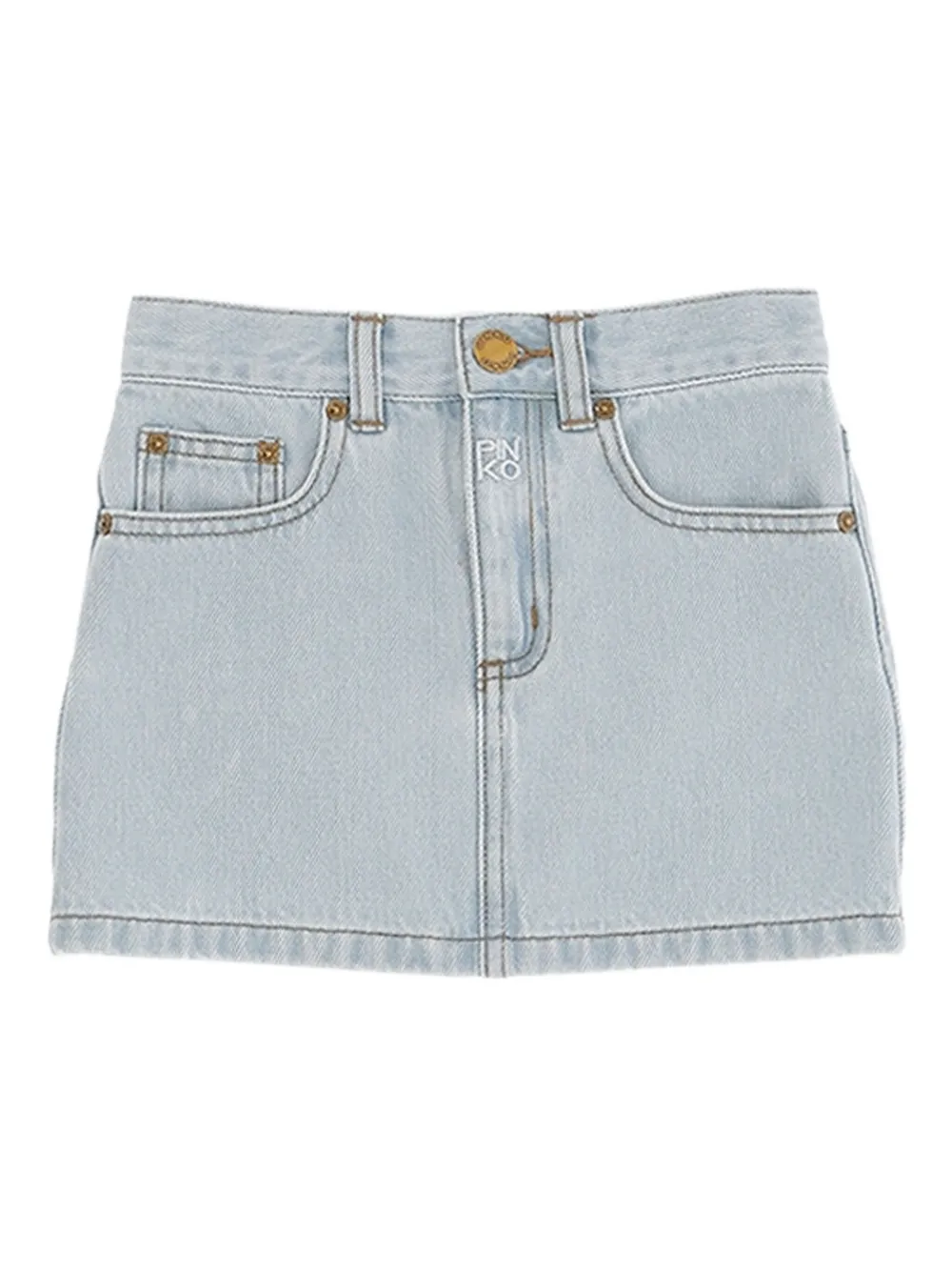 Джинсовая юбка мини с карманами Pinko Kids, синий
Джинсовая юбка мини с карманами Pinko Kids, синий