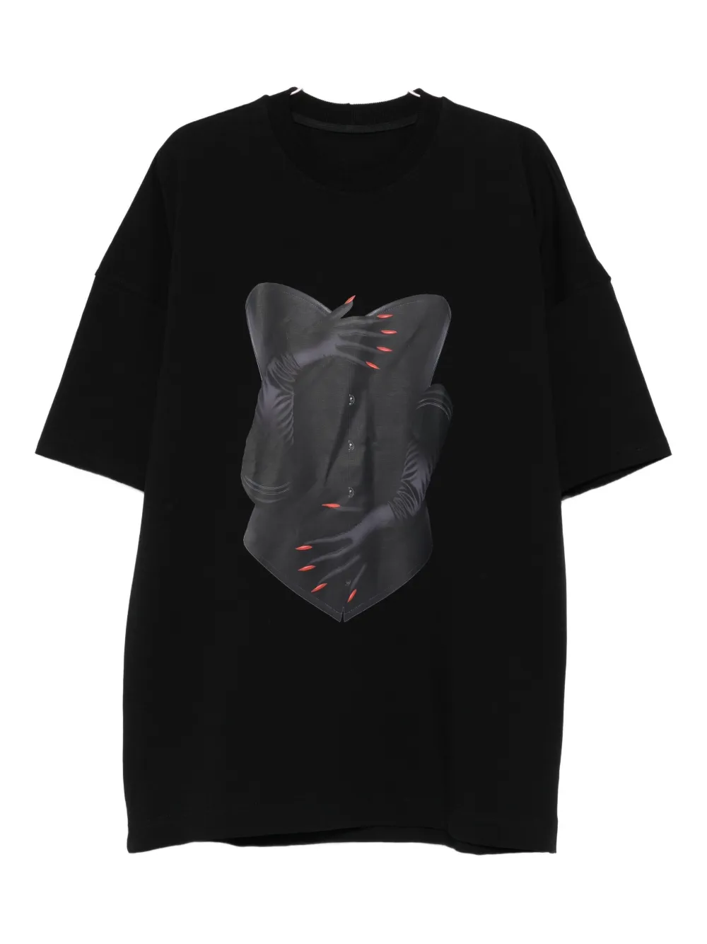 Футболка с принтом корсета HAMZA, черный
Футболка с принтом корсета HAMZA, черный