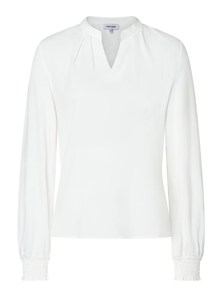 женственная блузка-рубашка в оттенке белого More & More
женственная блузка-рубашка в оттенке белого More & More