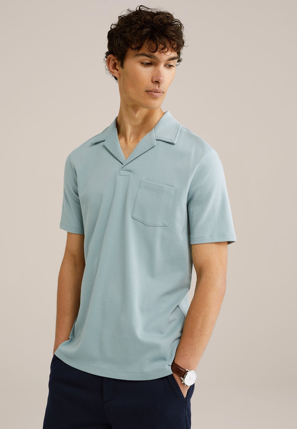 Поло WE Fashion, светло-голубой
Поло WE Fashion, светло-голубой