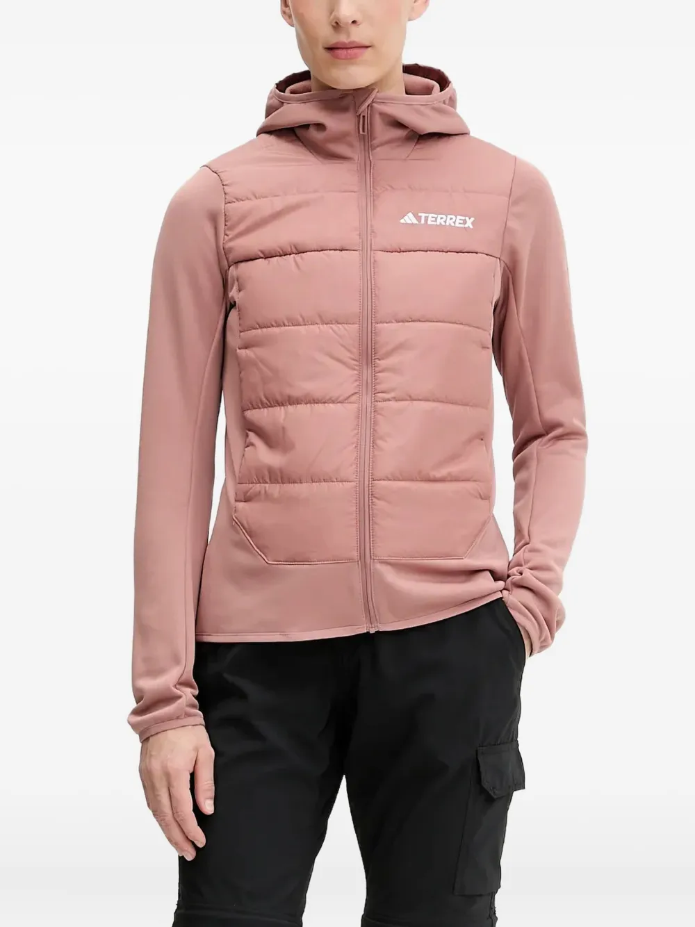 Стеганая куртка с капюшоном Adidas, розовый
Стеганая куртка с капюшоном Adidas, розовый