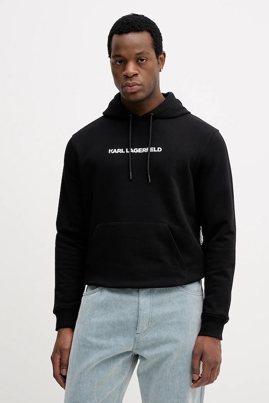 Хлопковая толстовка Karl Lagerfeld, черный
Хлопковая толстовка Karl Lagerfeld, черный