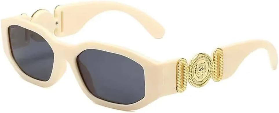 Модные винтажные солнцезащитные очки маленького прямоугольного размера для женщин и мужчин, ретро-очки с градиентными квадратными линзами, женские очки с защитой от УФ-излучения UV400 UJNHGQ, Beige
Модные винтажные солнцезащитные очки маленького прямоугольного размера для женщин и мужчин, ретро-очки с градиентными квадратными линзами, женские очки с защитой от УФ-излучения UV400 UJNHGQ, Beige