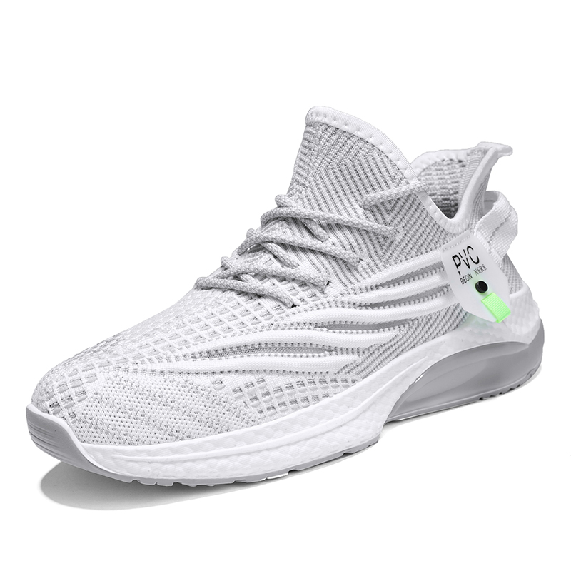 Низкие кроссовки для бега для мужчин TONYBEAR, White Gray 
Низкие кроссовки для бега для мужчин TONYBEAR, White Gray