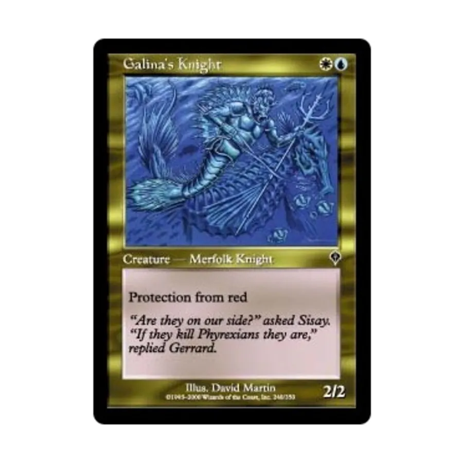 CCG Рыцарь Галины (С), MTG - Invasion
CCG Рыцарь Галины (С), MTG - Invasion