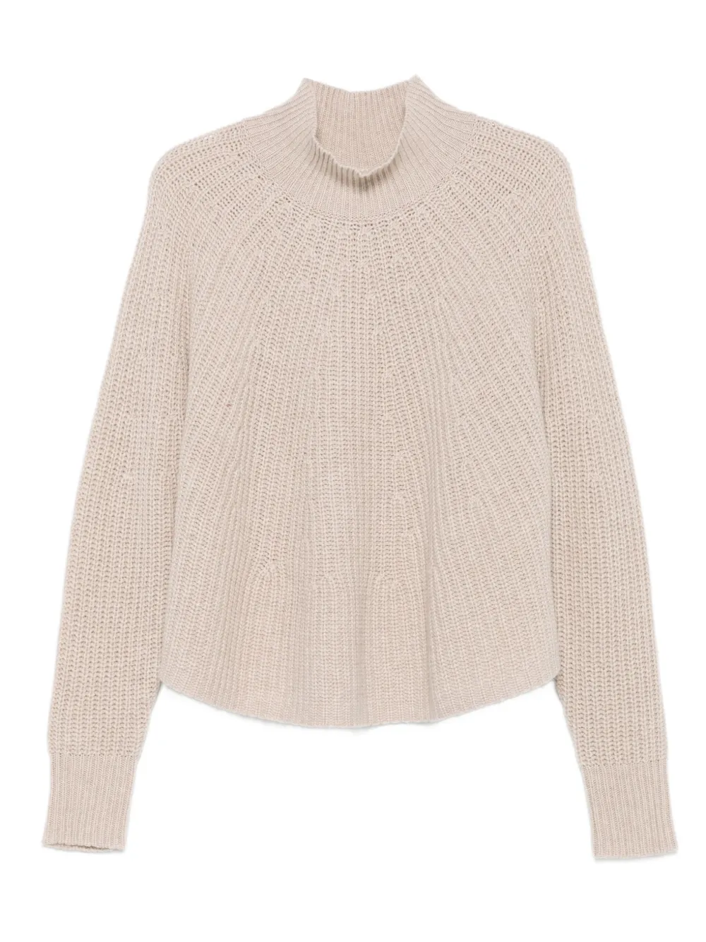 Свитер в рубчик с высоким воротником Allude, нейтральный
Свитер в рубчик с высоким воротником Allude, нейтральный