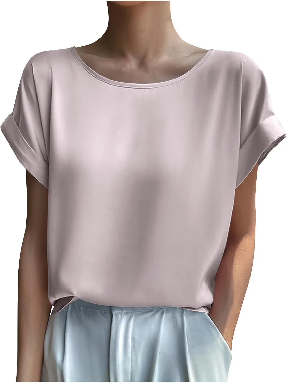 Женская повседневная блуза с коротким рукавом Smxrfitk
Женская повседневная блуза с коротким рукавом Smxrfitk