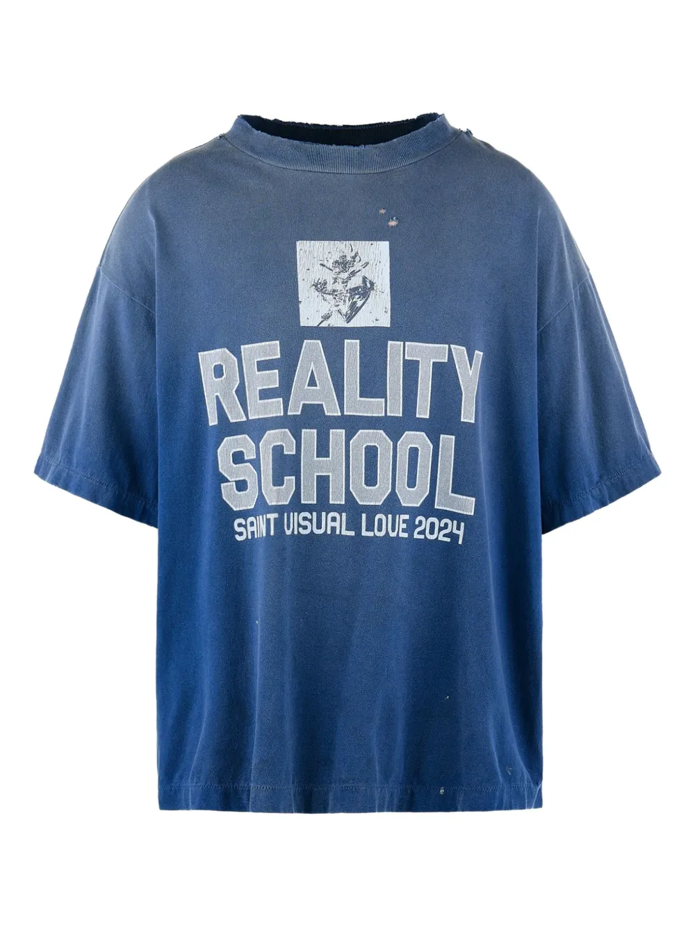 Футболка с графичным принтом SAINT MXXXXXX, синий 
Футболка с графичным принтом SAINT MXXXXXX, синий