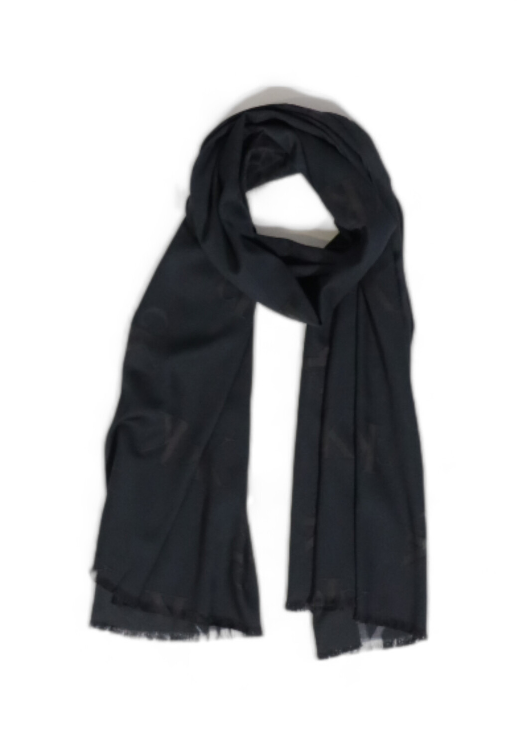 Шарф Calvin Klein с принтом, черный 
Шарф Calvin Klein с принтом, черный