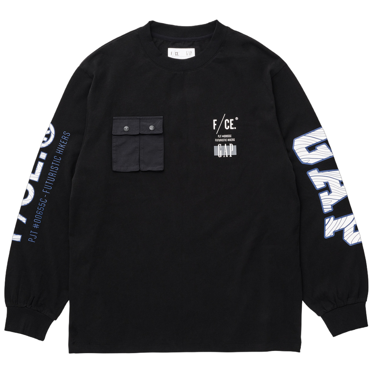 Футболка на осень и зиму унисекс GAP, черный
Футболка на осень и зиму унисекс GAP, черный