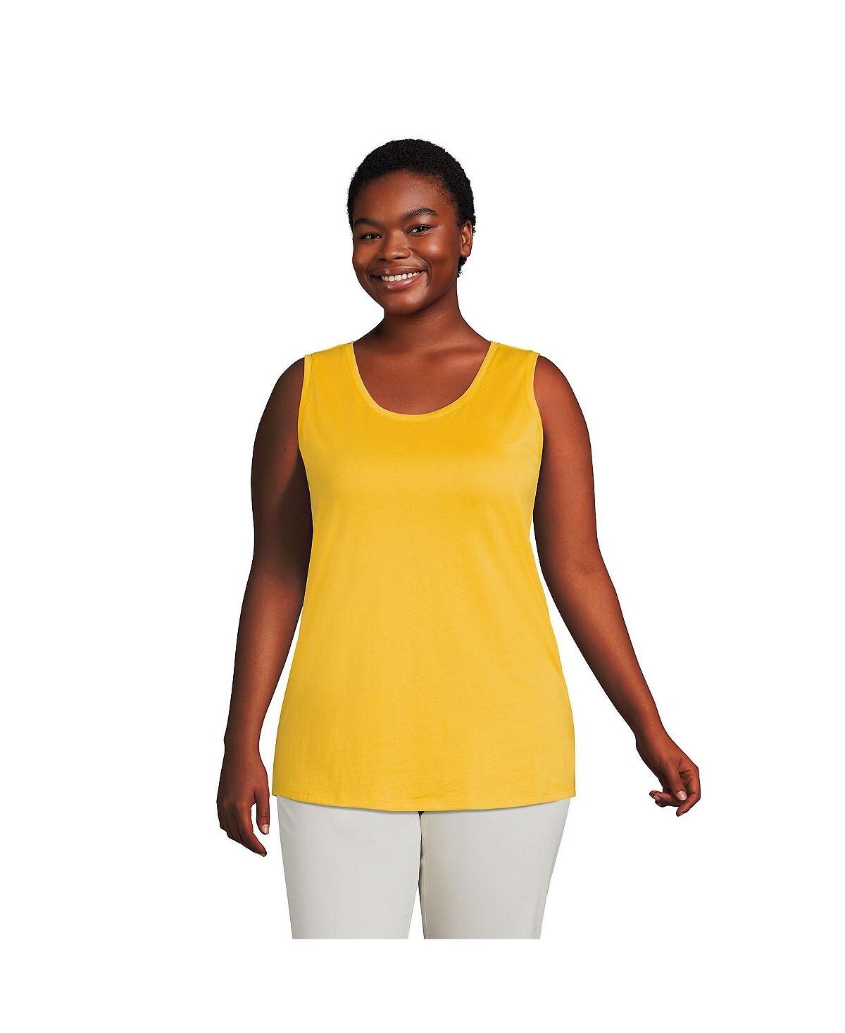 Женская туника больших размеров Supima, хлопковая туника с круглым вырезом, майка на бретелях Lands' End
Женская туника больших размеров Supima, хлопковая туника с круглым вырезом, майка на бретелях Lands' End