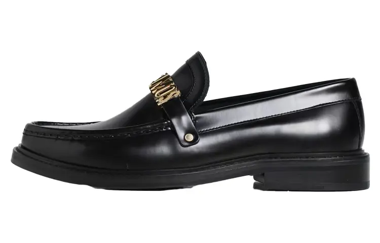 Кожаные лоферы с логотипом MOSCHINO, Original Shoe Box Included
Кожаные лоферы с логотипом MOSCHINO, Original Shoe Box Included