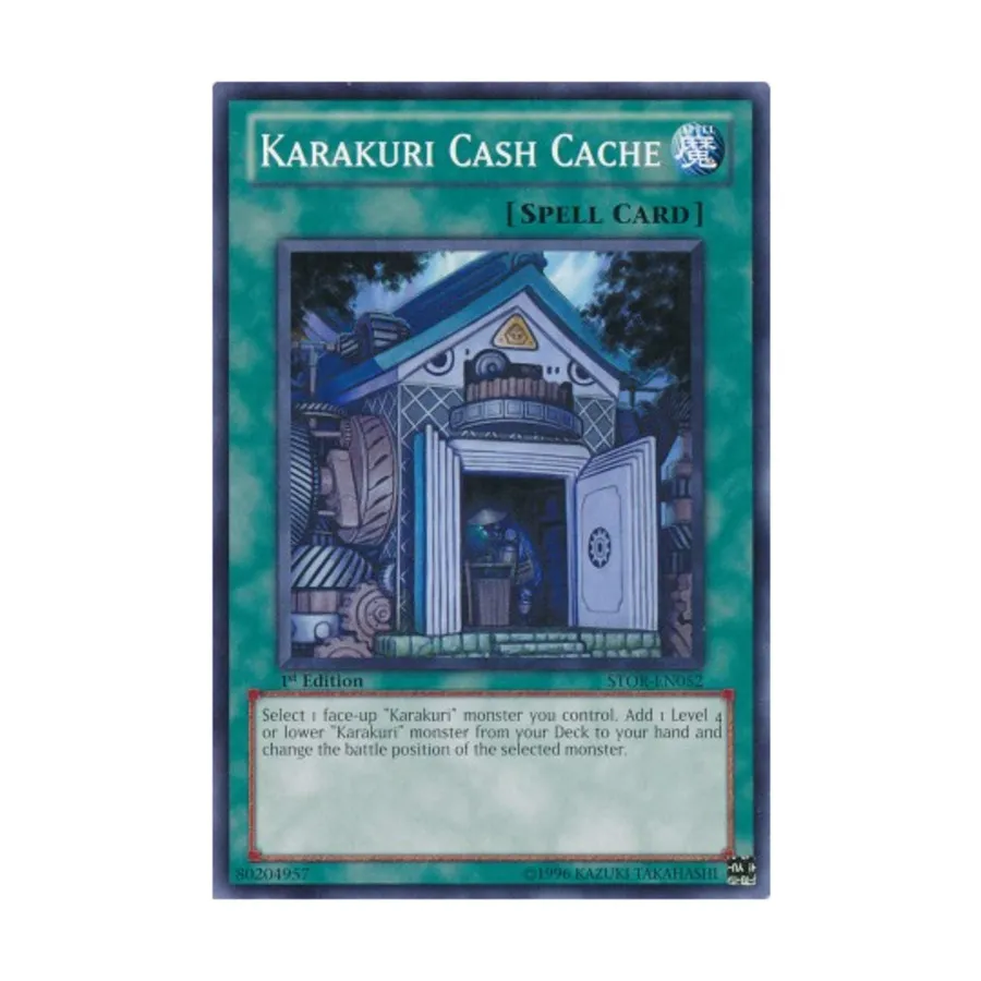 CCG Тайник с деньгами Каракури (Общий), Yu-Gi-Oh - Storm of Ragnarok - Singles
CCG Тайник с деньгами Каракури (Общий), Yu-Gi-Oh - Storm of Ragnarok - Singles