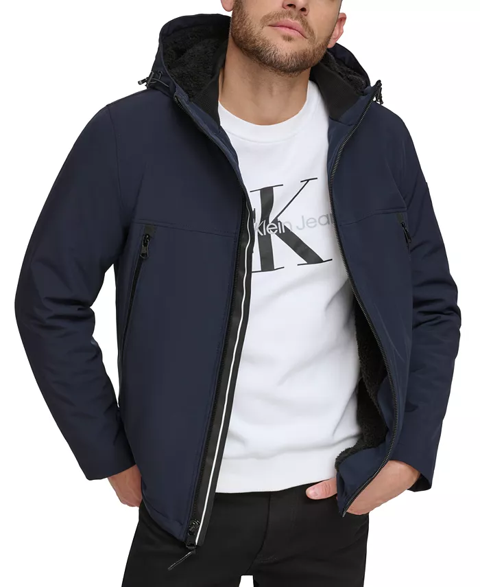 Мужская куртка Infinite Stretch Soft Shell с подкладкой из шерпы Calvin Klein, синий
Мужская куртка Infinite Stretch Soft Shell с подкладкой из шерпы Calvin Klein, синий