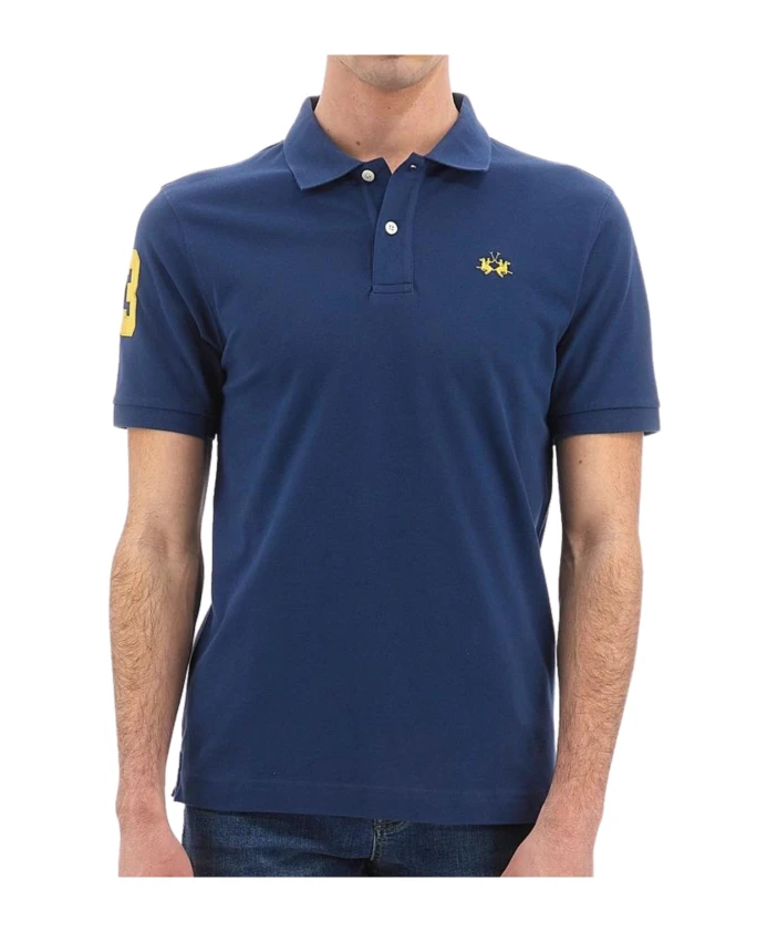 Рубашка-Поло с коротким рукавом La Martina, синий
Рубашка-Поло с коротким рукавом La Martina, синий