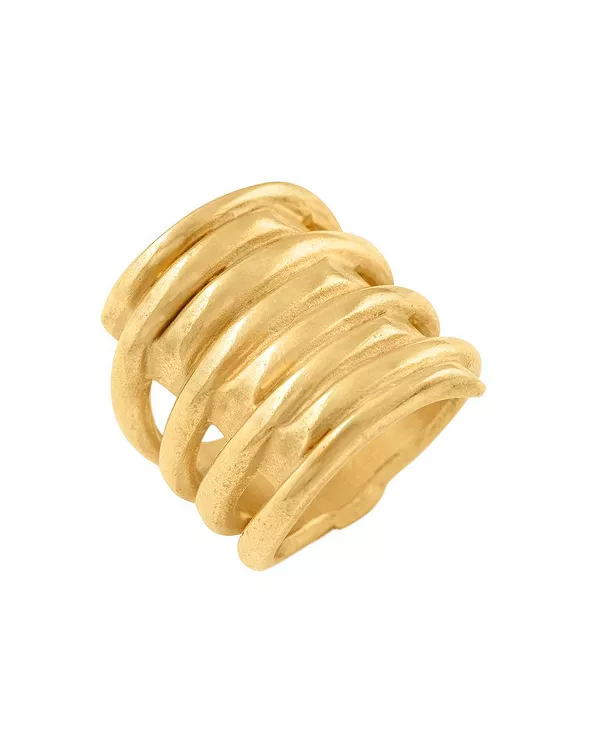 Металлическое кольцо с эффектом стекирования Unode50, gold
Металлическое кольцо с эффектом стекирования Unode50, gold