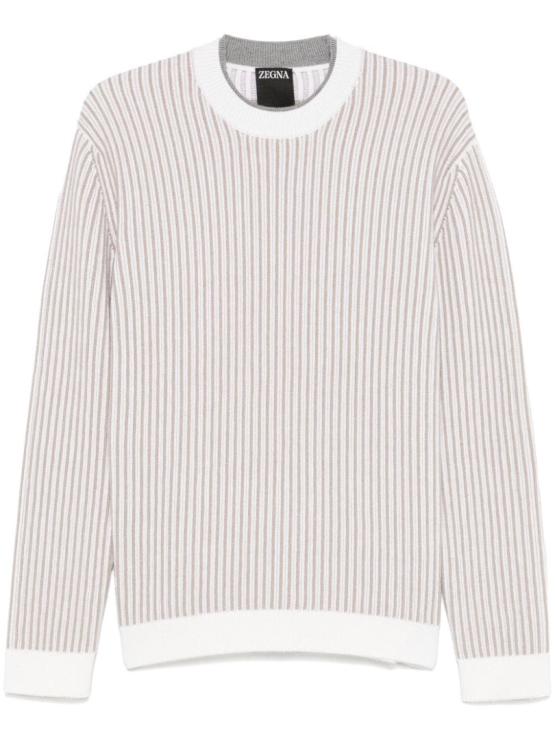 Zegna свитер в полоску, серый
Zegna свитер в полоску, серый