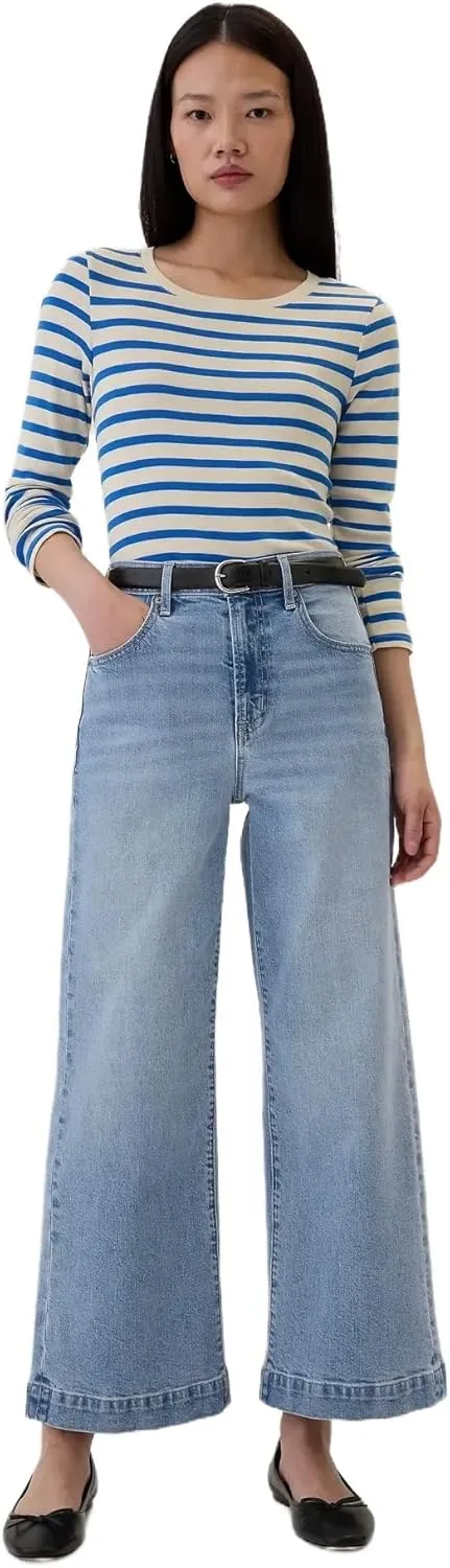 Gap Women's High Rise Wide Leg Cropped Jeans
Gap Women's High Rise Wide Leg Cropped Jeans