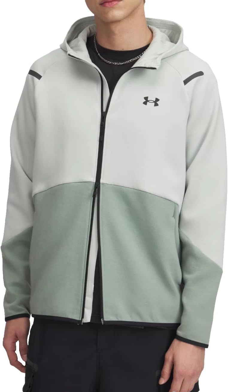 Толстовка Under Armour Unstoppable Fleece Full Zip мужская, (377) Hydro Green/Silica Green/Black
Толстовка Under Armour Unstoppable Fleece Full Zip мужская, (377) Hydro Green/Silica Green/Black