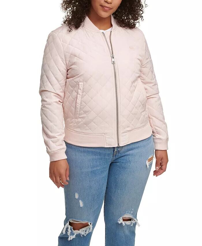 Модный стеганый бомбер больших размеров с бриллиантами Levi'S, мультиколор
Модный стеганый бомбер больших размеров с бриллиантами Levi'S, мультиколор