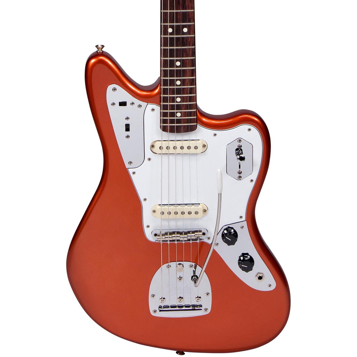 Электрогитара Fender Johnny Marr Jaguar, металлическая накладка на гриф из палисандра KO
Электрогитара Fender Johnny Marr Jaguar, металлическая накладка на гриф из палисандра KO