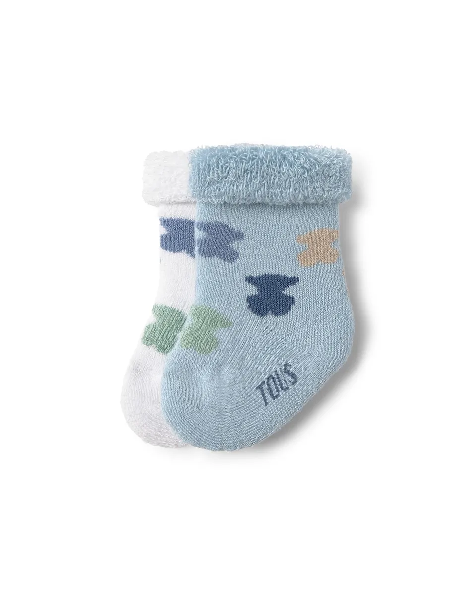 Набор из 2 пар детских носков с медвежатами Tous, светло-голубой
Набор из 2 пар детских носков с медвежатами Tous, светло-голубой