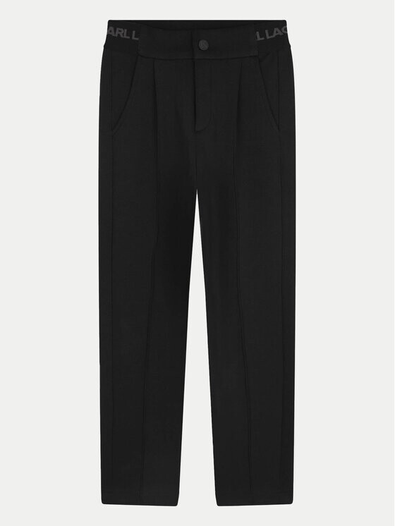 Тканевые брюки стандартного кроя Karl Lagerfeld Kids, черный
Тканевые брюки стандартного кроя Karl Lagerfeld Kids, черный