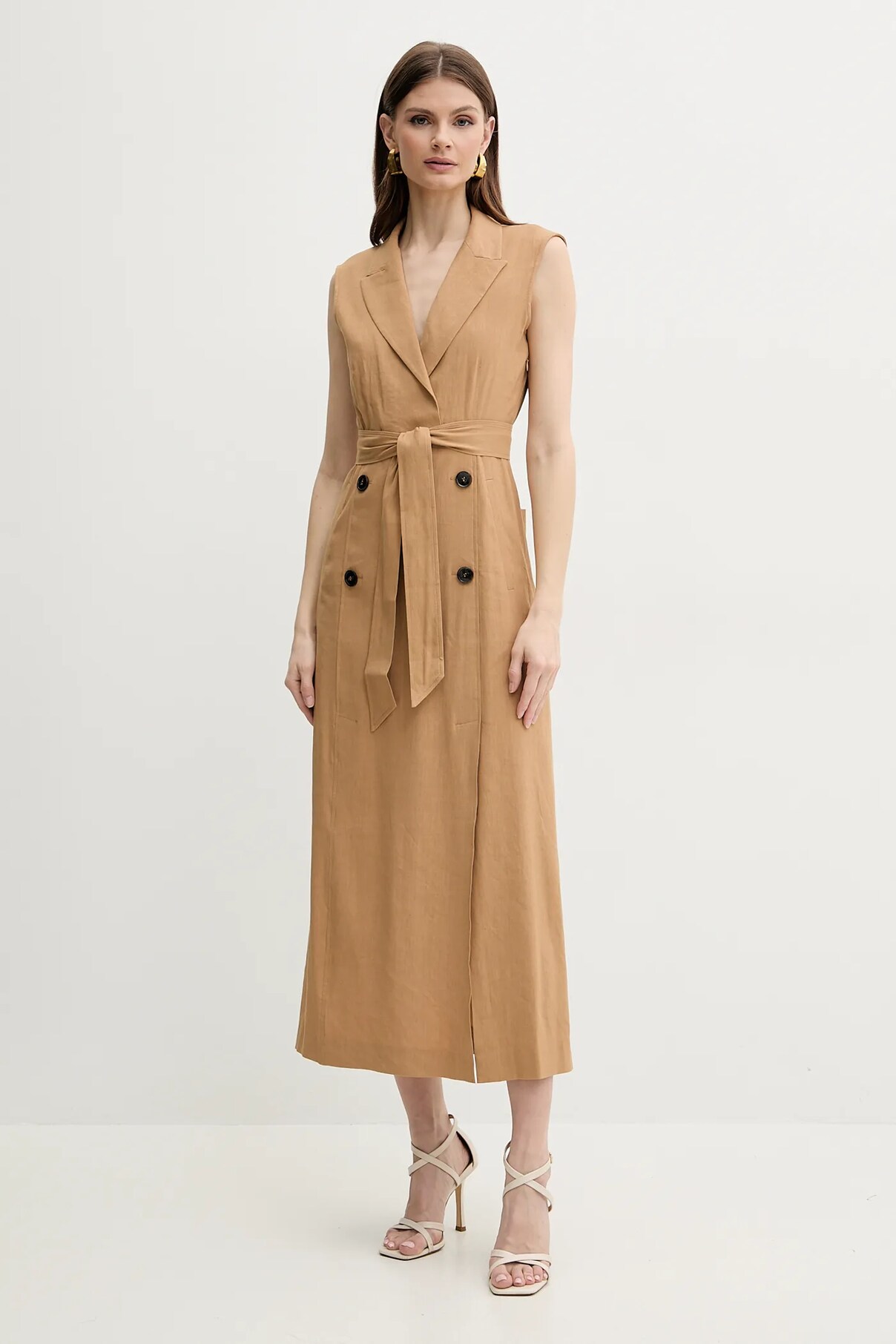 Льняное платье DADA Marella, коричневый
Льняное платье DADA Marella, коричневый