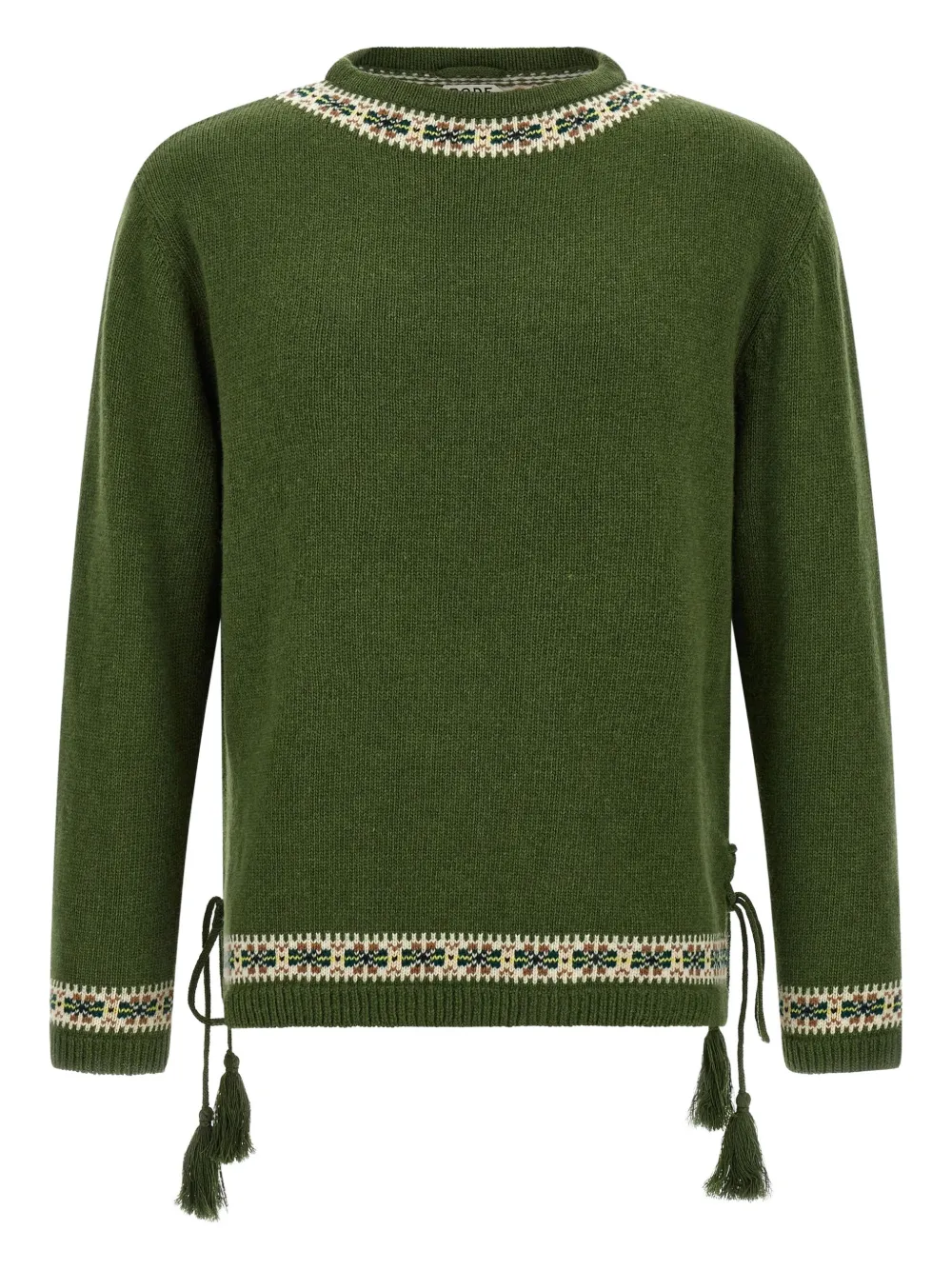 Джемпер с жаккардовым узором в стиле фэр-айл Bode, зеленый
Джемпер с жаккардовым узором в стиле фэр-айл Bode, зеленый