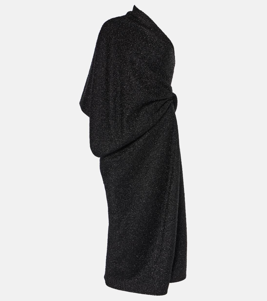 Платье миди Dorota с драпировкой и ламе The Row, черный
Платье миди Dorota с драпировкой и ламе The Row, черный