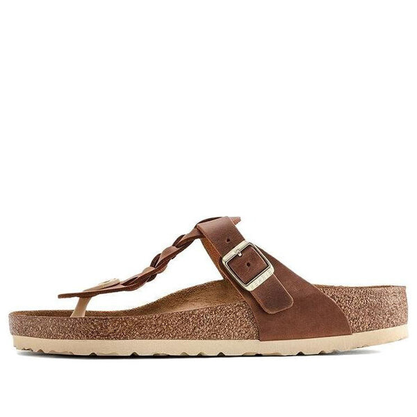 Тапочки gizeh braided waxy leather narrow fit sandals 'cognac' Birkenstock, коричневый
Тапочки gizeh braided waxy leather narrow fit sandals 'cognac' Birkenstock, коричневый