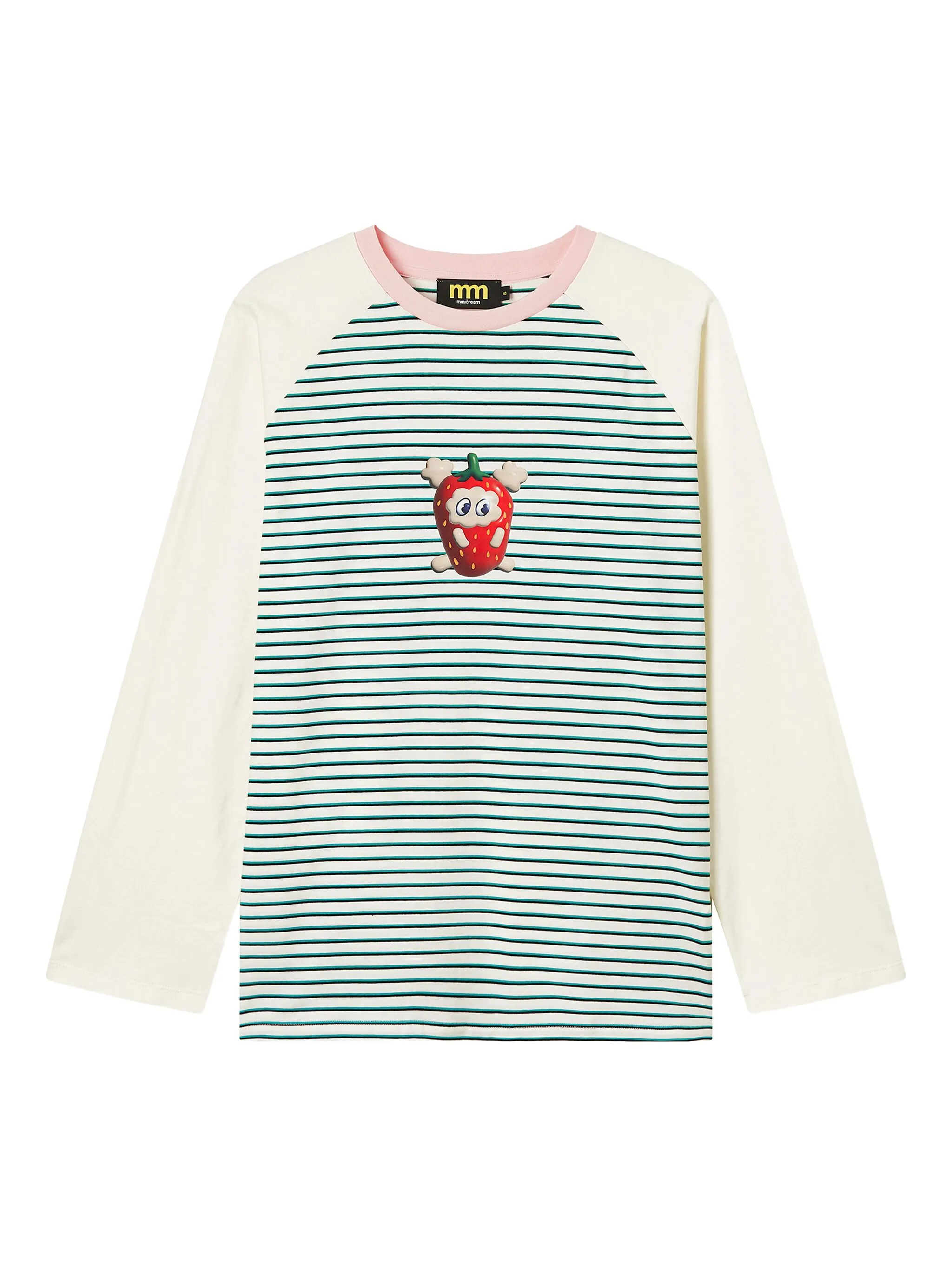 Топ в полоску с принтом Mini Cream, белый
Топ в полоску с принтом Mini Cream, белый