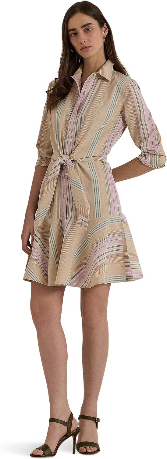 Платье LAUREN Ralph Lauren Striped Tie-Waist Broadcloth Shirtdress, цвет Tan/Lilac/Cream Multi
Платье LAUREN Ralph Lauren Striped Tie-Waist Broadcloth Shirtdress, цвет Tan/Lilac/Cream Multi