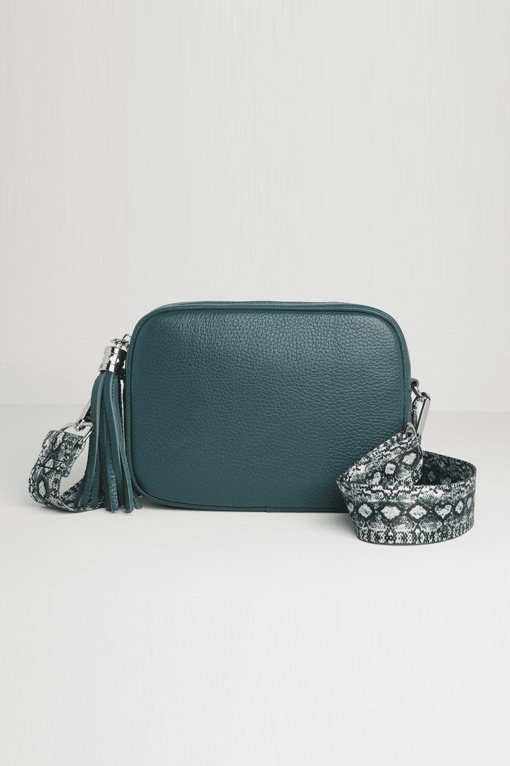 Сумка через плечо Verona с кисточками и ремешком со змеиным принтом Betsy & Floss, зеленый
Сумка через плечо Verona с кисточками и ремешком со змеиным принтом Betsy & Floss, зеленый