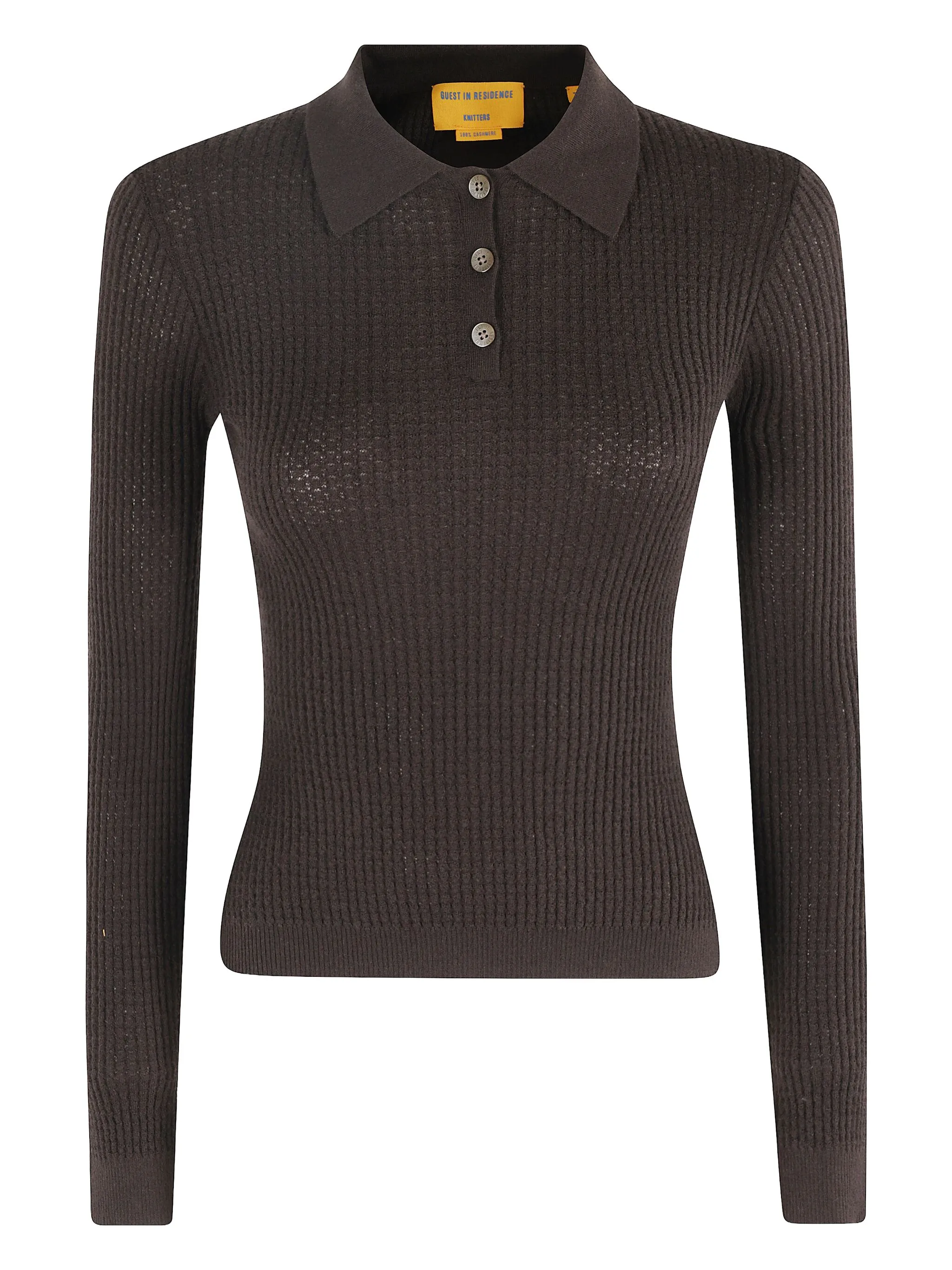 Топ с воротником на пуговицах Guest In Residence, коричневый
Топ с воротником на пуговицах Guest In Residence, коричневый