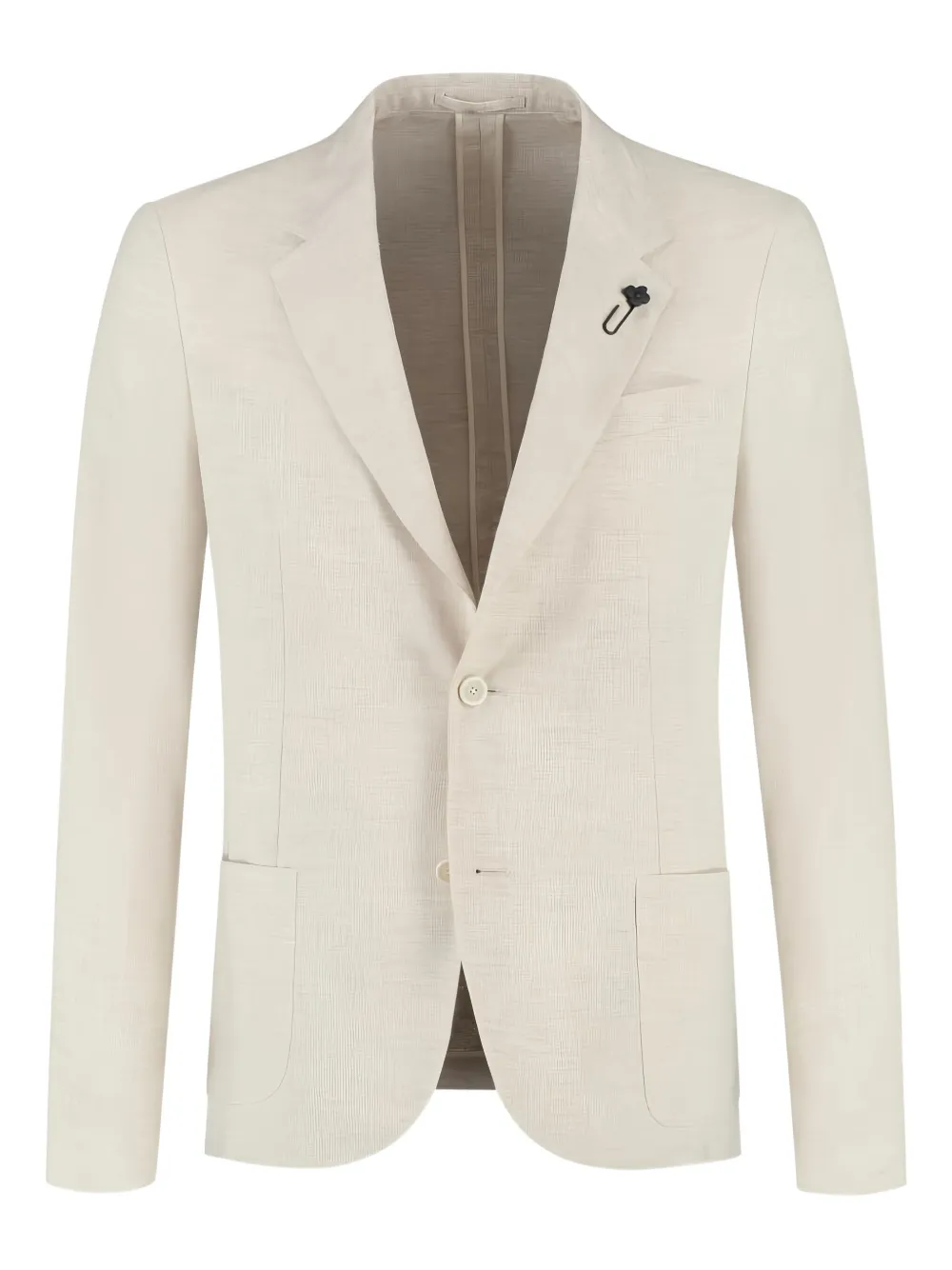 Пиджак на двух пуговицах Lardini, нейтральный
Пиджак на двух пуговицах Lardini, нейтральный