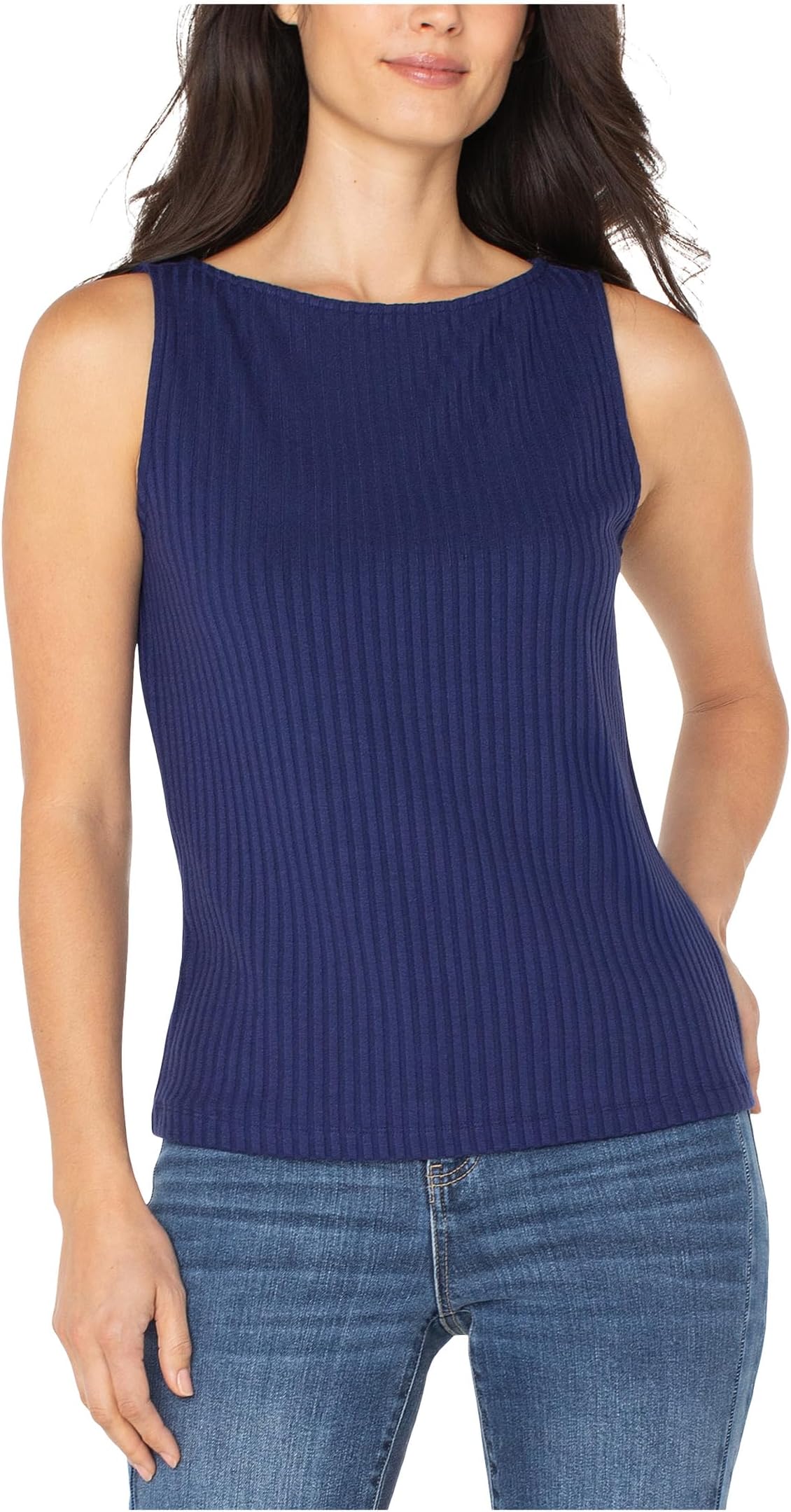 Женский трикотажный топ без рукавов с вырезом-лодочкой Liverpool Los Angeles, Maritime Navy
Женский трикотажный топ без рукавов с вырезом-лодочкой Liverpool Los Angeles, Maritime Navy