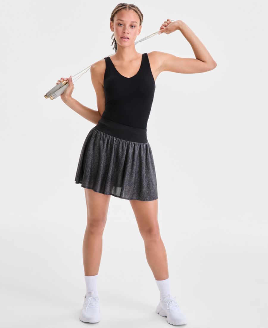 Женская свободная юбка-шорты с присборенной отделкой и металлическим блеском ID Ideology, Black
Женская свободная юбка-шорты с присборенной отделкой и металлическим блеском ID Ideology, Black