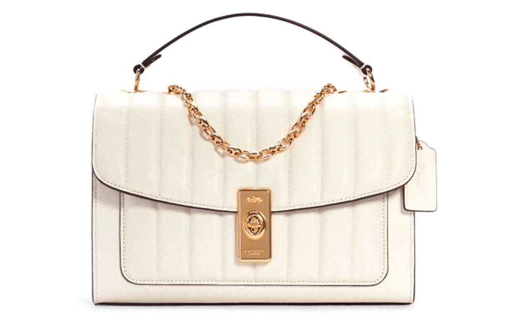 COACH Кожаная сумка с цепочкой
COACH Кожаная сумка с цепочкой