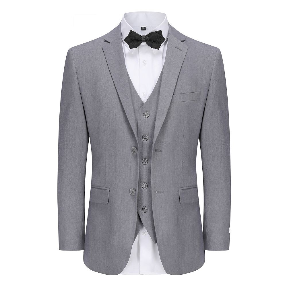 Мужской костюм скинни из 3 предметов Gino Vitale, серый
Мужской костюм скинни из 3 предметов Gino Vitale, серый