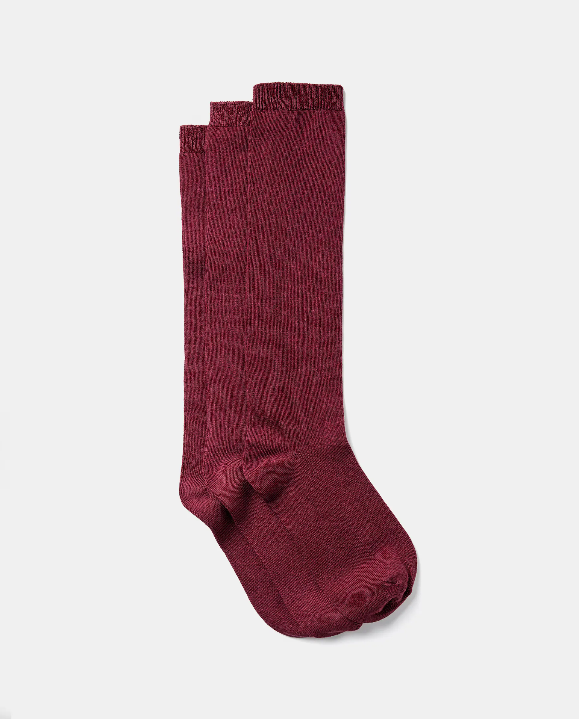 Набор из 3 однотонных высоких носков для мальчика Cotton Juice, бордовый
Набор из 3 однотонных высоких носков для мальчика Cotton Juice, бордовый
