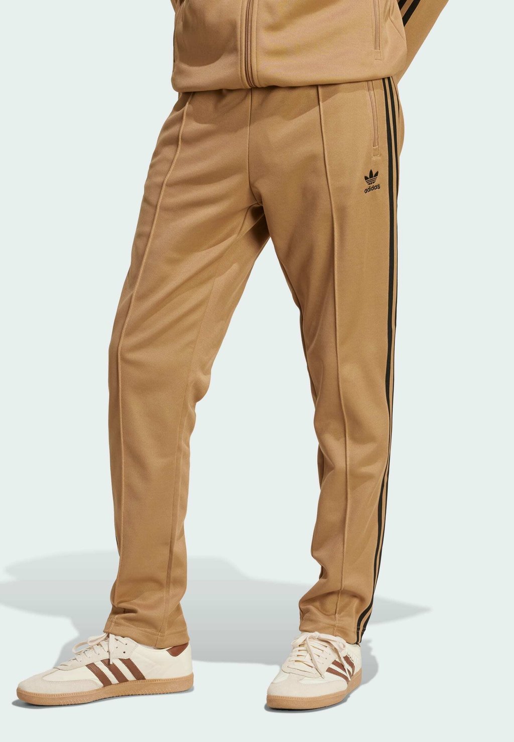 Спортивные штаны BECKENBAUER Adidas Originals, коричневый 
Спортивные штаны BECKENBAUER Adidas Originals, коричневый