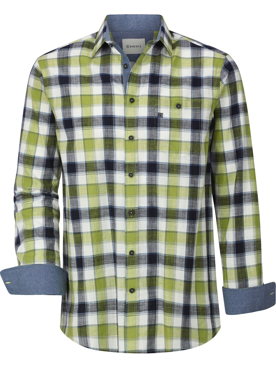Рубашка на пуговицах классического кроя BABISTA Narin, зеленый
Рубашка на пуговицах классического кроя BABISTA Narin, зеленый
