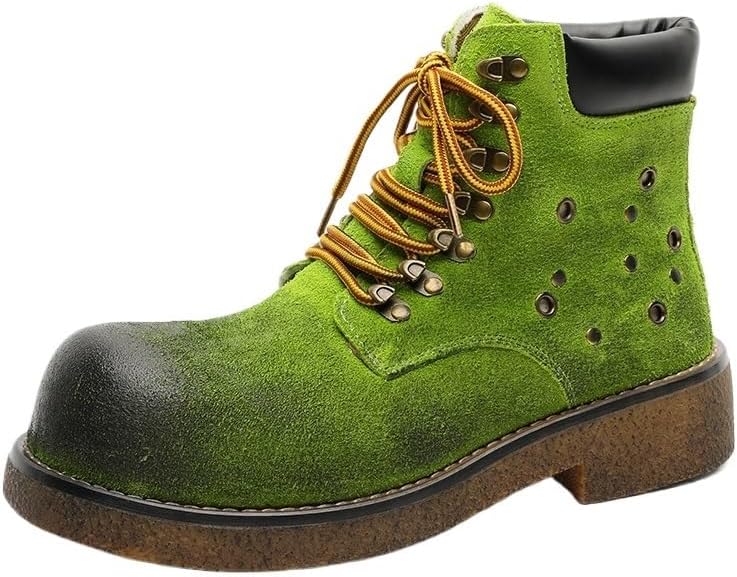Мужские ботинки челси, кожаные ботинки в стиле милитари, толстая подошва, нескользящая и износостойкая, повседневные, удобные, классические кожаные туфли Zestrelax, зеленый
Мужские ботинки челси, кожаные ботинки в стиле милитари, толстая подошва, нескользящая и износостойкая, повседневные, удобные, классические кожаные туфли Zestrelax, зеленый