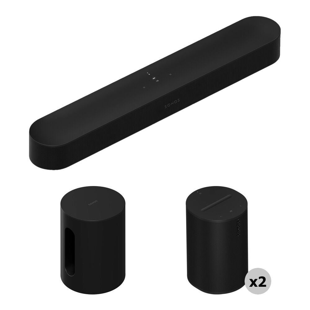 Sonos Immersive Set with Beam (черный)
Sonos Immersive Set with Beam (черный)